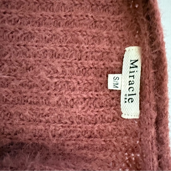 Miracle Rust Open-Front Cardigan size small - Picture 6 of 11